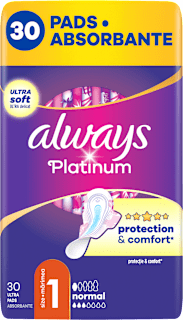 Damski vložki Platinum Normal duo, velikost 1 always