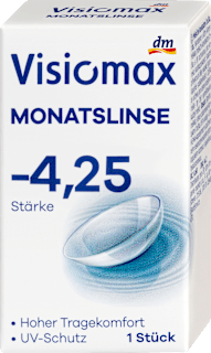 Monatslinse Dioptrie -4,25 Visiomax