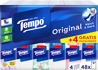 Taschentücher (48x10 St) Tempo