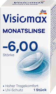 Mesačné kontaktné šošovky, dioptria -6,00 Visiomax