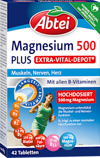 Magnesium 500 Plus Vital Depot Tabletten 42 St Abtei