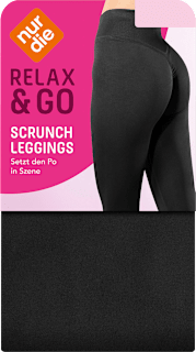 Scrunch Leggings schwarz Gr. 44/46 nur die