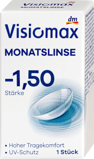 Mesačné kontaktné šošovky, dioptria -1,50 Visiomax