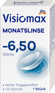 Mesačné kontaktné šošovky, dioptria -6,50 Visiomax