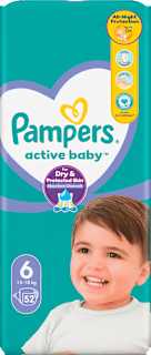 Pelene jumbo pack  vel. 6 (13 – 18 kg) Pampers active baby