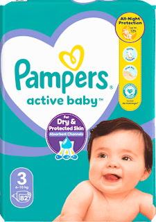 Pelene vel. 3 (6-10 kg) Pampers active baby