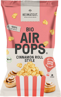 Knabbergebäck Bio Air Pops Cinnamon Roll Style HEIMATGUT