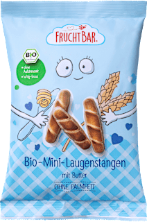 Kindersnack Mini-Laugenstangen mit Butter ab 3 Jahren FruchtBar