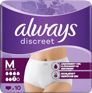 discreet Slips Inkontinenz Gr. M always