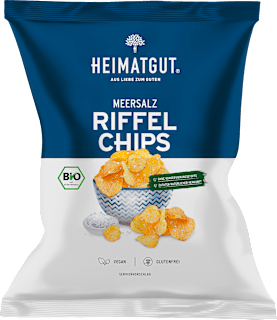Riffelchips Meersalz HEIMATGUT