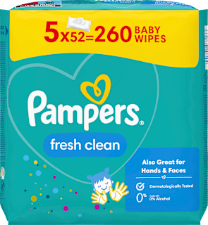 Feuchttücher fresh clean (5x52 St) Pampers