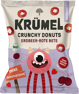 Kindersnack Crunchy Donuts Erdbeer und Rote Beete ab 3 Jahren KRÜMEL