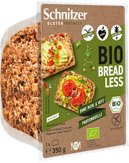 Brot Bio Bread Less glutenfrei (1 Stück) Schnitzer
