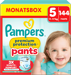 Baby Pants Premium Protection Gr. 5 Junior (12-17 kg) Monatsbox Pampers