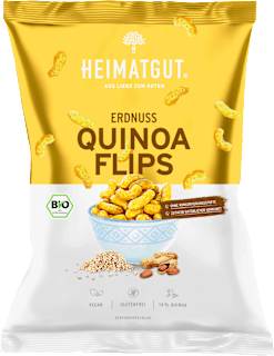 Erdnuss Quinoa Flips HEIMATGUT