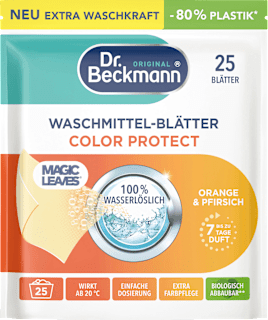 Waschmittel Blätter Colour Protect Orange & Pfirsich Dr. Beckmann