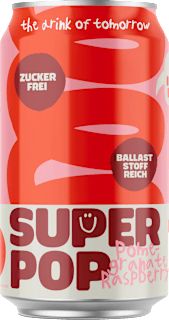 Erfrischungsgetränk, Super Pop Pomegranate-Raspberry SUPER POP