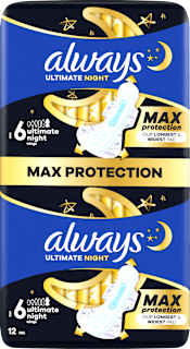 Ultimate-Binden Night Max Protection 6 mit Flügeln always