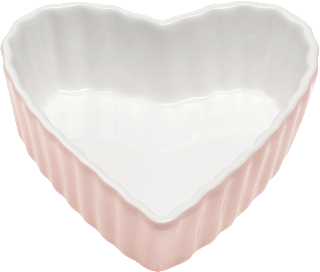 Backform Herz, rosa/weiß Dekorieren & Einrichten