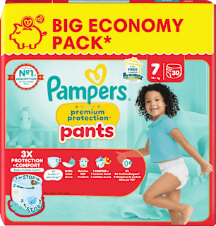 Baby Pants Premium Protection Gr.7 XL (15+ kg), Big Pack Pampers