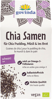 Chiasamen, schwarz govinda