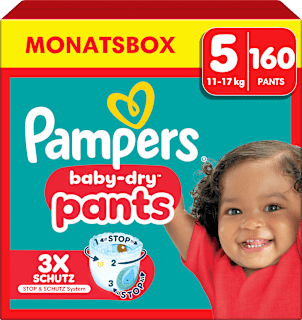 Baby Pants Baby Dry Gr.5 Junior (11-17 kg), Monatsbox Pampers