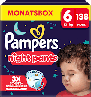 Baby Pants Night Gr. 6 (13+ kg) Monatsbox Pampers