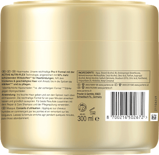 Haarmaske Keratin Repair & Care PANTENE PRO-V