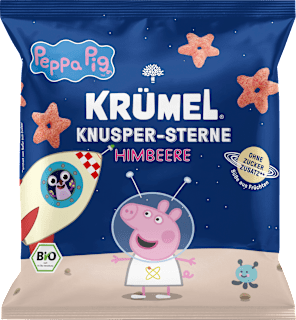 Kindersnack Peppa Pig Knusper-Sterne Himbeere ab 3 Jahren KRÜMEL