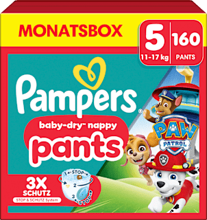 Baby Pants Baby Dry Paw Patrol Gr. 5 Junior (12-17 kg) Monatspack Pampers