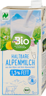 Dugotrajno alpsko organsko mleko - 1,5% mlečne masti dmBio