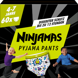 Pyjama Pants Jungen 4-7 Jahre, Monatsbox Ninjamas