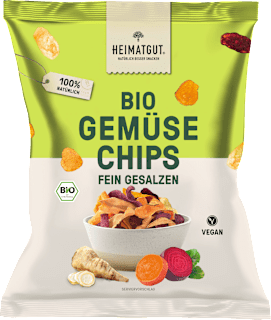 Bio zelenjavni čips, soljen HEIMATGUT