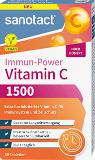 Vitamin C 1500 mg, 30 St sanotact