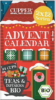 Adventskalender 2025, 24 Tassen Teegenuss Cupper