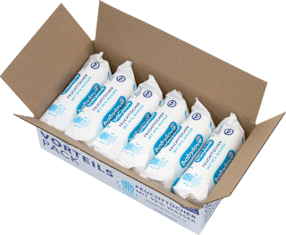 Vlažne maramice 99 % voda – 6 x 80 kom. babylove