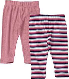 Leggings mit Ringel-Muster, rosa, Gr. 92 ALANA