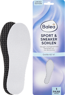 Ulošci za sportsku obuću sa aktivnim ugljem, beli, veličina 40-41, 1 par Balea