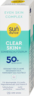 Siero viso Clear Skin+ con SPF50+ sundance