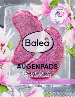 Balea hydrogélové vankúšiky pod oči s kyselinou hyalurónovou a magnóliou Balea