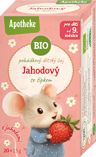 BIO pohádkový čaj Jahodový se šípkem 20 x 1,5 g Apotheke