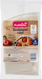 Backpapier rund Profissimo