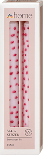 Stabkerzen-Set, gepunktet (16 cm) dm home
