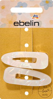 Haarclips holografisch, Gold-Optik, 2 St