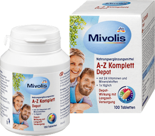 Витамини и минерали от A до Z, таблетки Mivolis