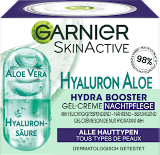 Nachtcreme Gel Hyaluron Aloe Hydra Booster Garnier Skin Active