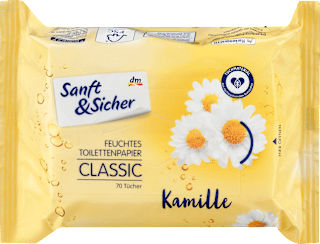 CLASSIC vlažni toaletni papir – kamilica Sanft&Sicher