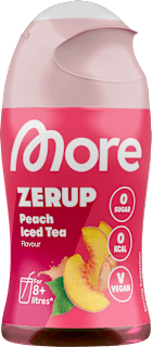 Sirup Peach Iced Tea Geschmack, vegan More Nutrition