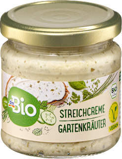 Brotaufstrich, Streichcreme Gartenkräuter  dmBio