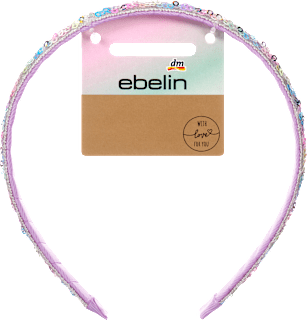 Haarreif Pailletten lila ebelin